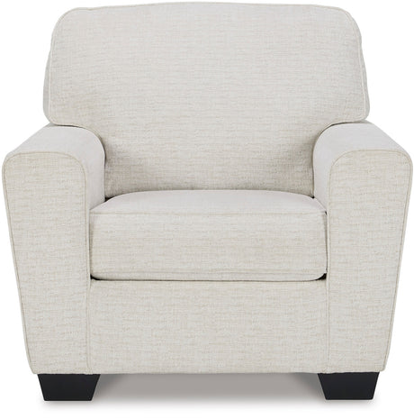 QEZNA Off-White 39" Wide Chair