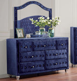 QUINTON Blue Bedroom Set