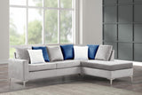 RALLEY Blue 105" Wide Reversible Sectional (RTA)