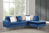 RALLEY Blue 105" Wide Reversible Sectional (RTA)