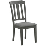 RANKIN Dark Gray 5 Piece Dining Set
