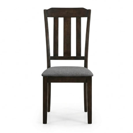 RANKIN Dark Brown 5 Piece Dining Set