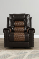 RAYBAN Brown 40" Wide Glider Reclining
