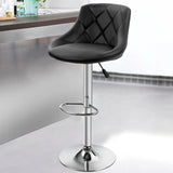 RAYLY Black 18" Wide Adjustable Height Barstool