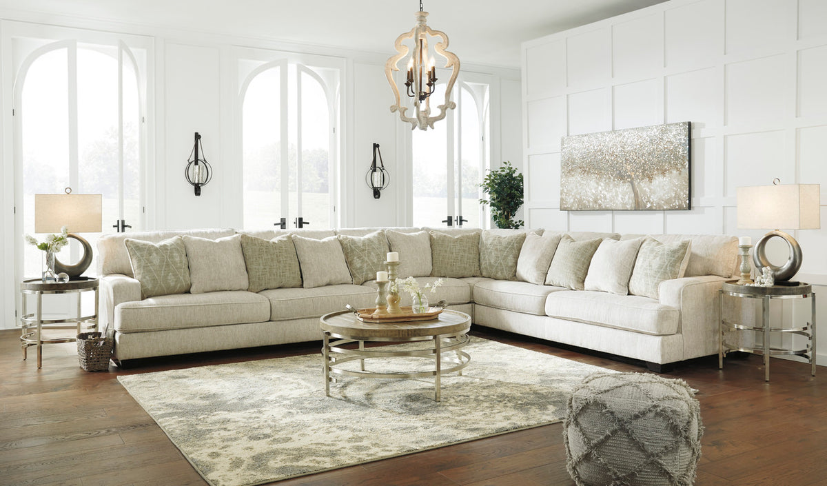 REDEEMER Beige 170" Wide Sectional