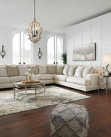 REDEEMER Beige 131" Wide x 131" Depth Oversized Sectional