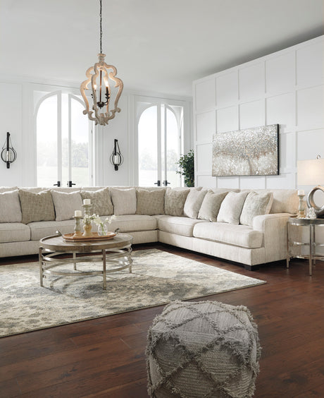 REDEEMER Beige 131" Wide x 131" Depth Oversized Sectional