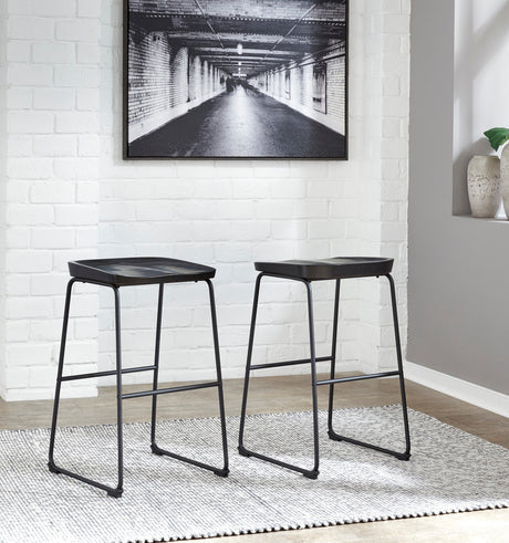 REEPA Black Barstool