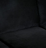 REGINO Black Velvet 109" Wide Sectional (RTA)