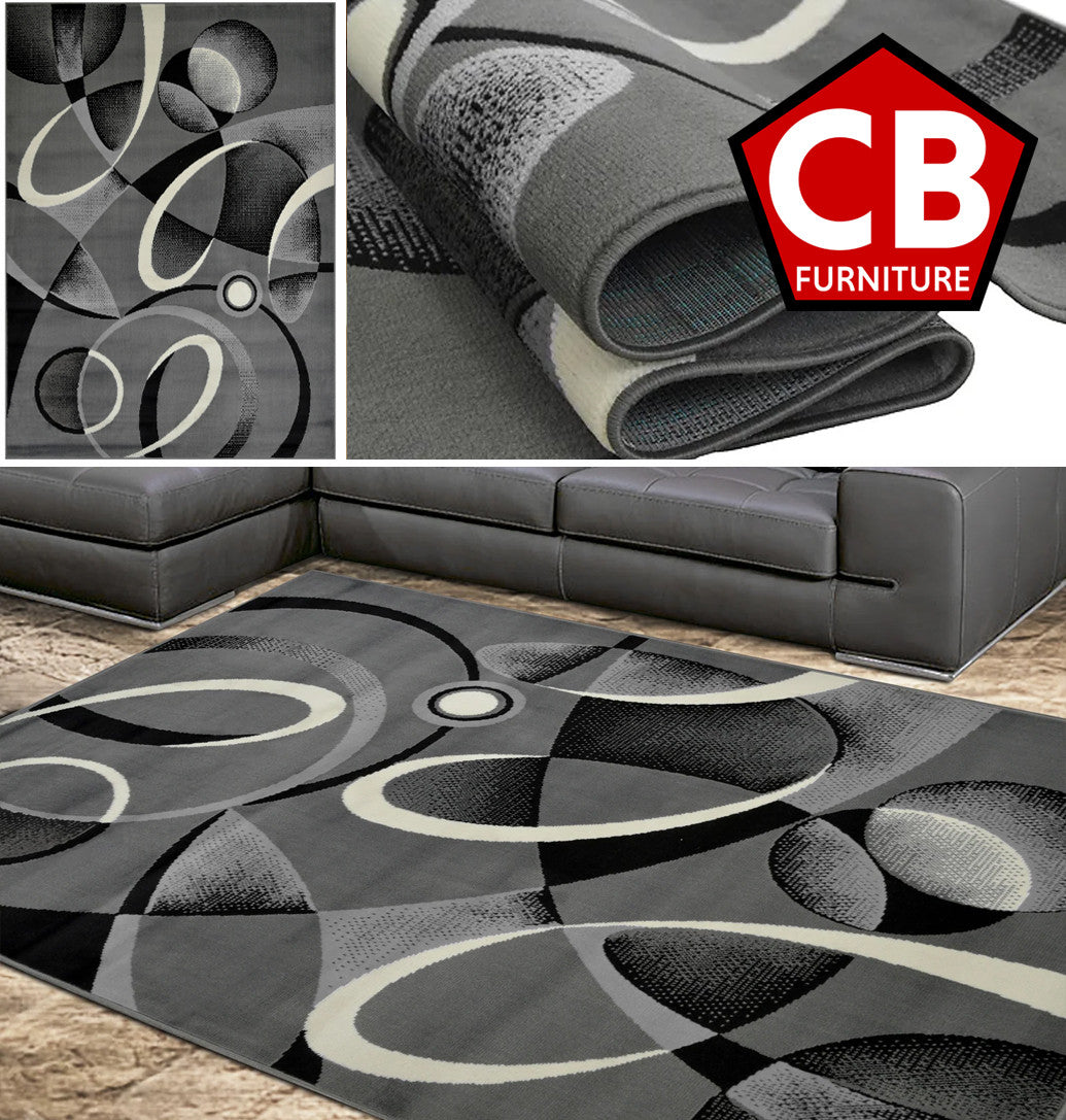RENAURD Gray  5' x 7' Area Rug