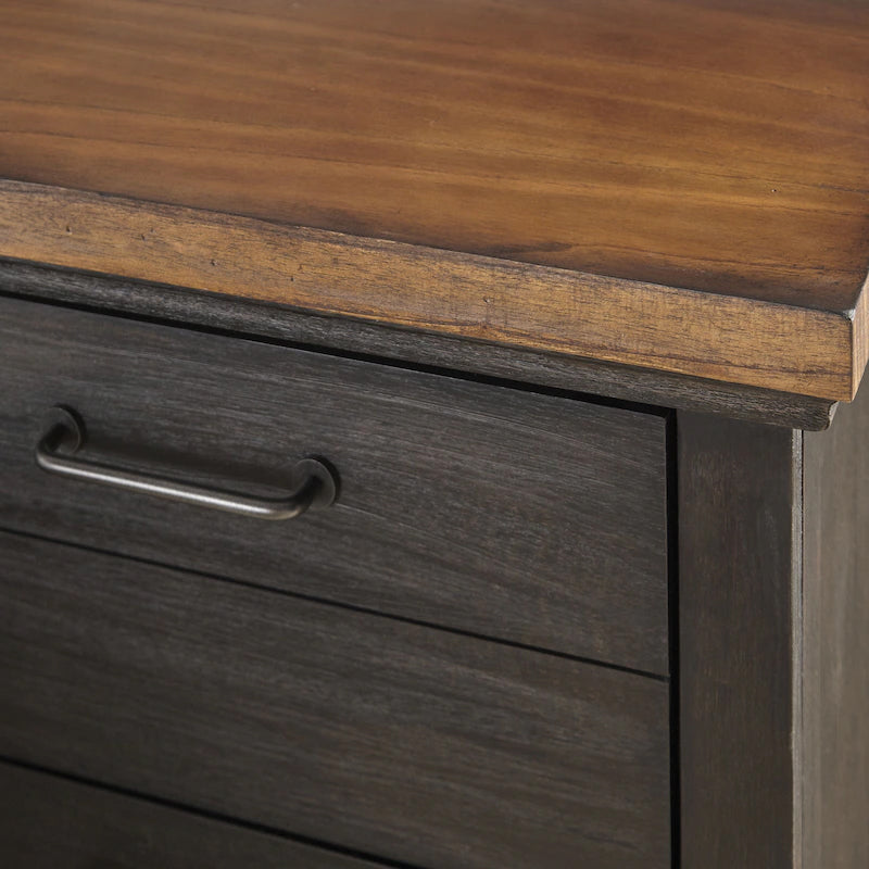RICHARDSON Rustic Chocolate Bedroom Set