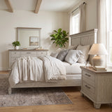 RICHARDSON Rustic White 62" Height Bed