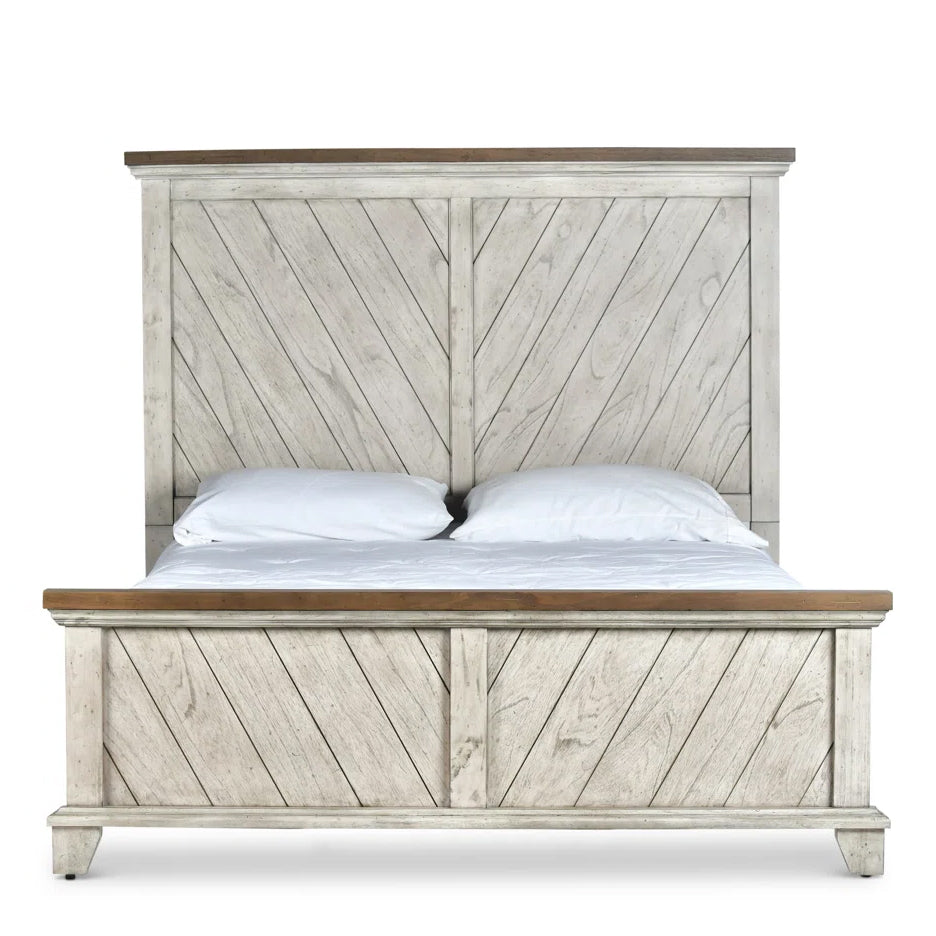 RICHARDSON Rustic White 62" Height Bed