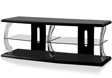 RICHI Black 72" Wide LED TV Stand