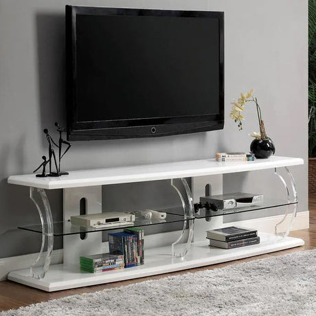 RICHI White 60" Wide LED TV Stand