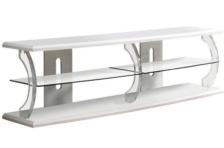 RICHI White 72" Wide LED TV Stand