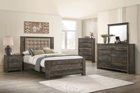 OBISPO Aged Poster Bedroom Set