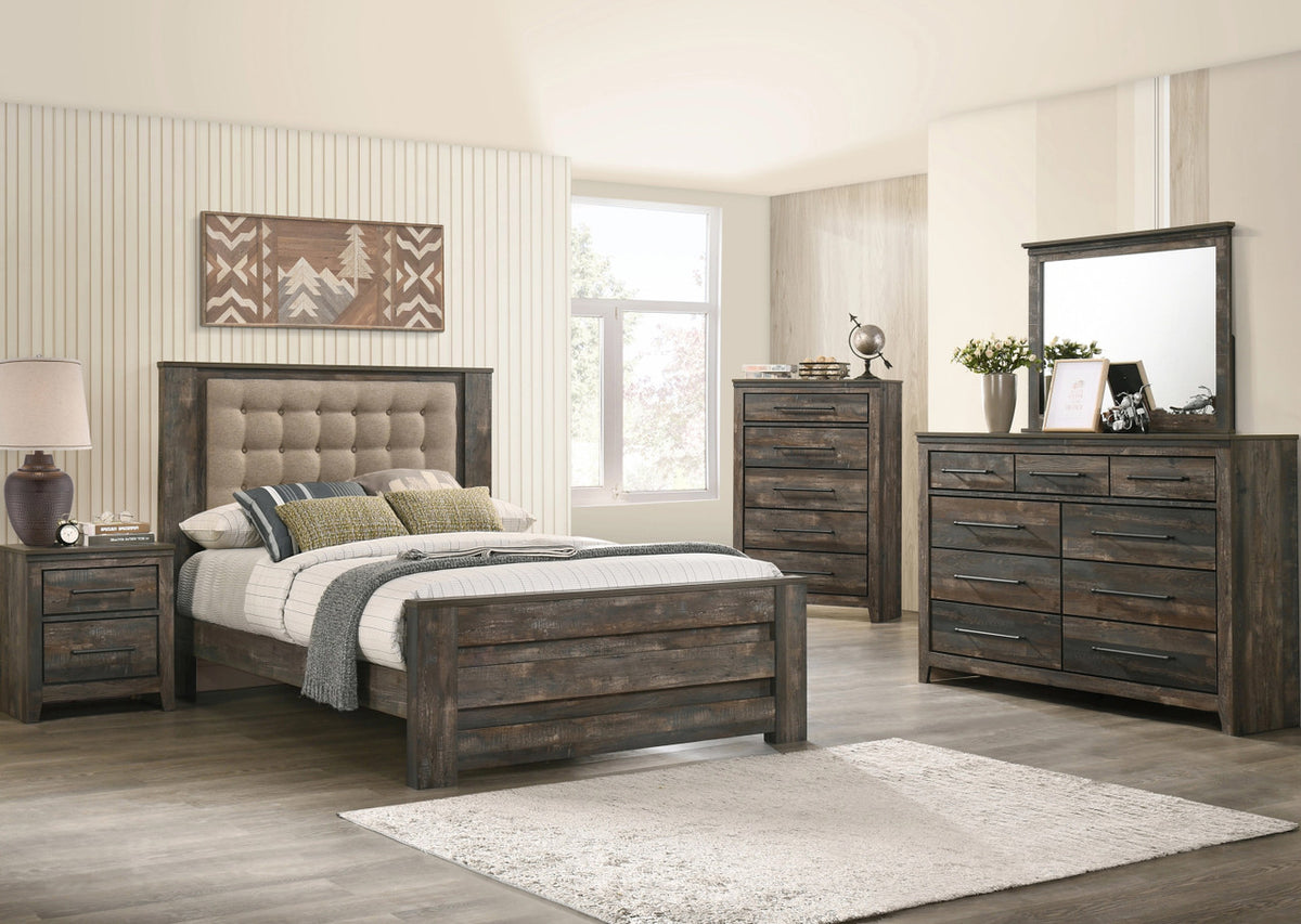 OBISPO Aged Poster Bedroom Set