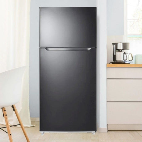 RIVIAN T26 Black 18.0 Cu. Ft. Top Freezer Refrigerator