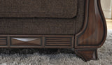 ROCKFORD Brown Sofa & Loveseat