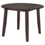 ROSEMORE Dark Brown 5 Piece Dining Set with Drop-Leafs