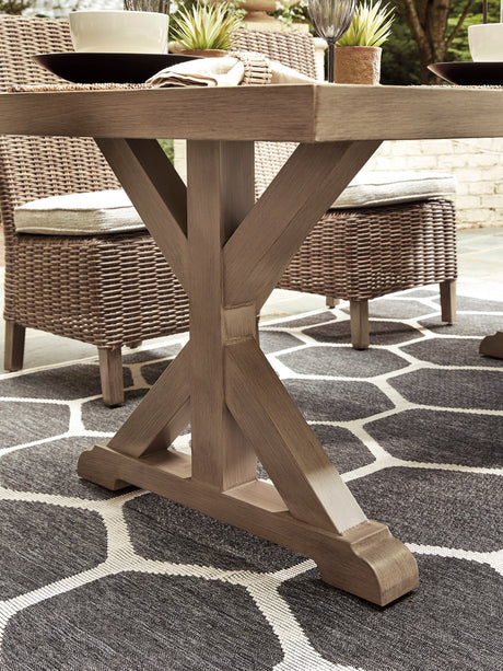 ROSGROVE 6 Piece Outdoor Dining Set with Bench
