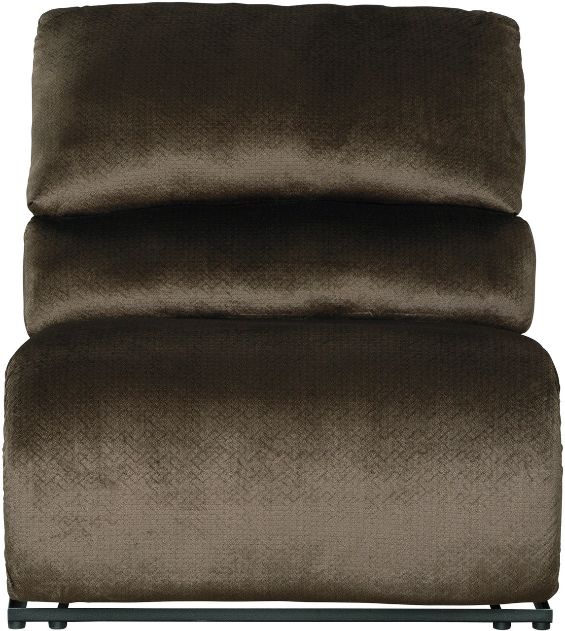 REYMAR Brown 35" Wide Armless Recliner
