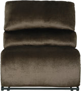 REYMAR Brown 35" Wide Armless Chair