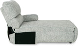 REYMAR Light Gray 45" Wide Right Arm Reclining Chaise