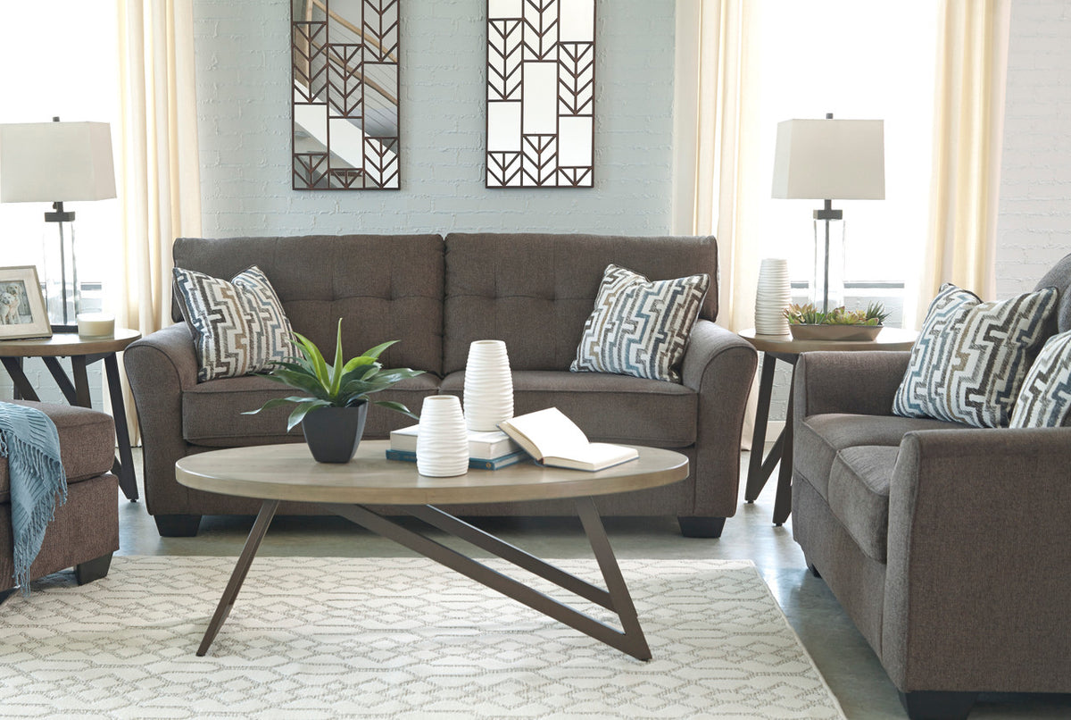 ROZELIA Gray Sofa & Loveseat