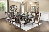 RUIDOSO Rustic Brown 9 Piece Dining Set