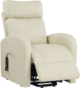 RUKU Beige 28" Wide Recliner with Power Lift