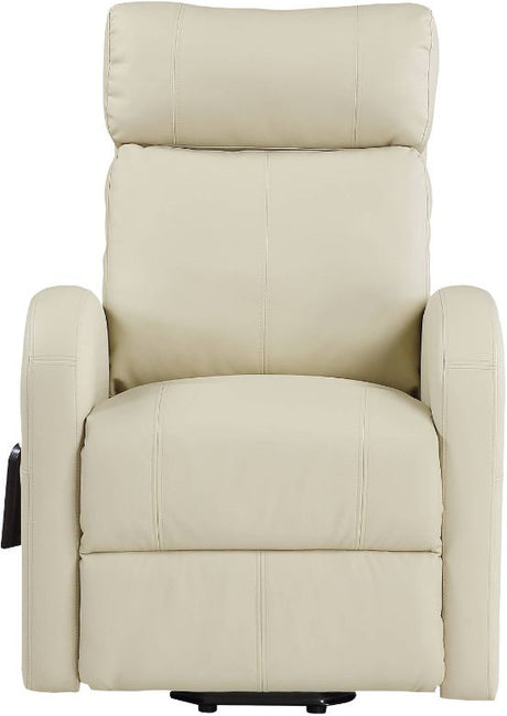 RUKU Beige 28" Wide Recliner with Power Lift