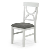 RUTHE White 18" Wide Dining Chair