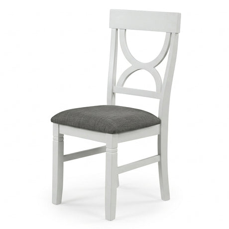 RUTHE White 18" Wide Dining Chair