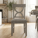 RUTHE Gray 18" Wide Dining Chair