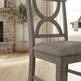 RUTHE Gray 18" Wide Dining Chair