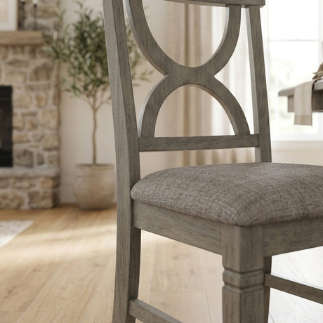 RUTHE Gray 18" Wide Dining Chair
