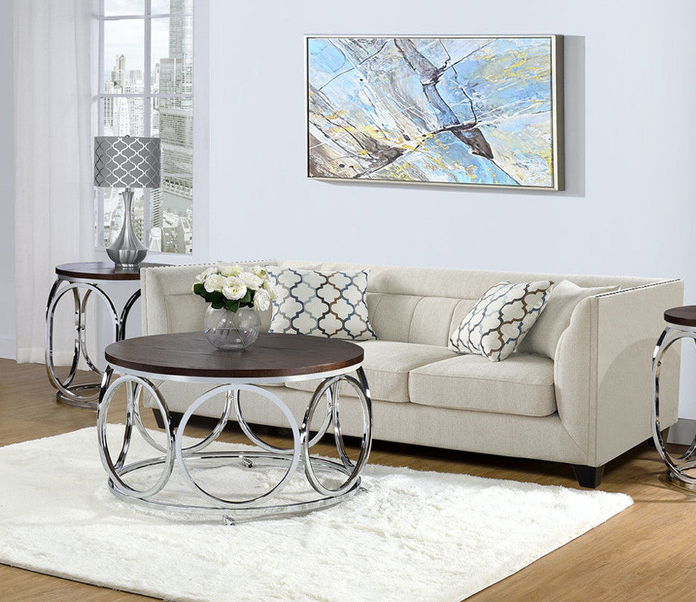 Rada Coffee Table with Caster Wheels