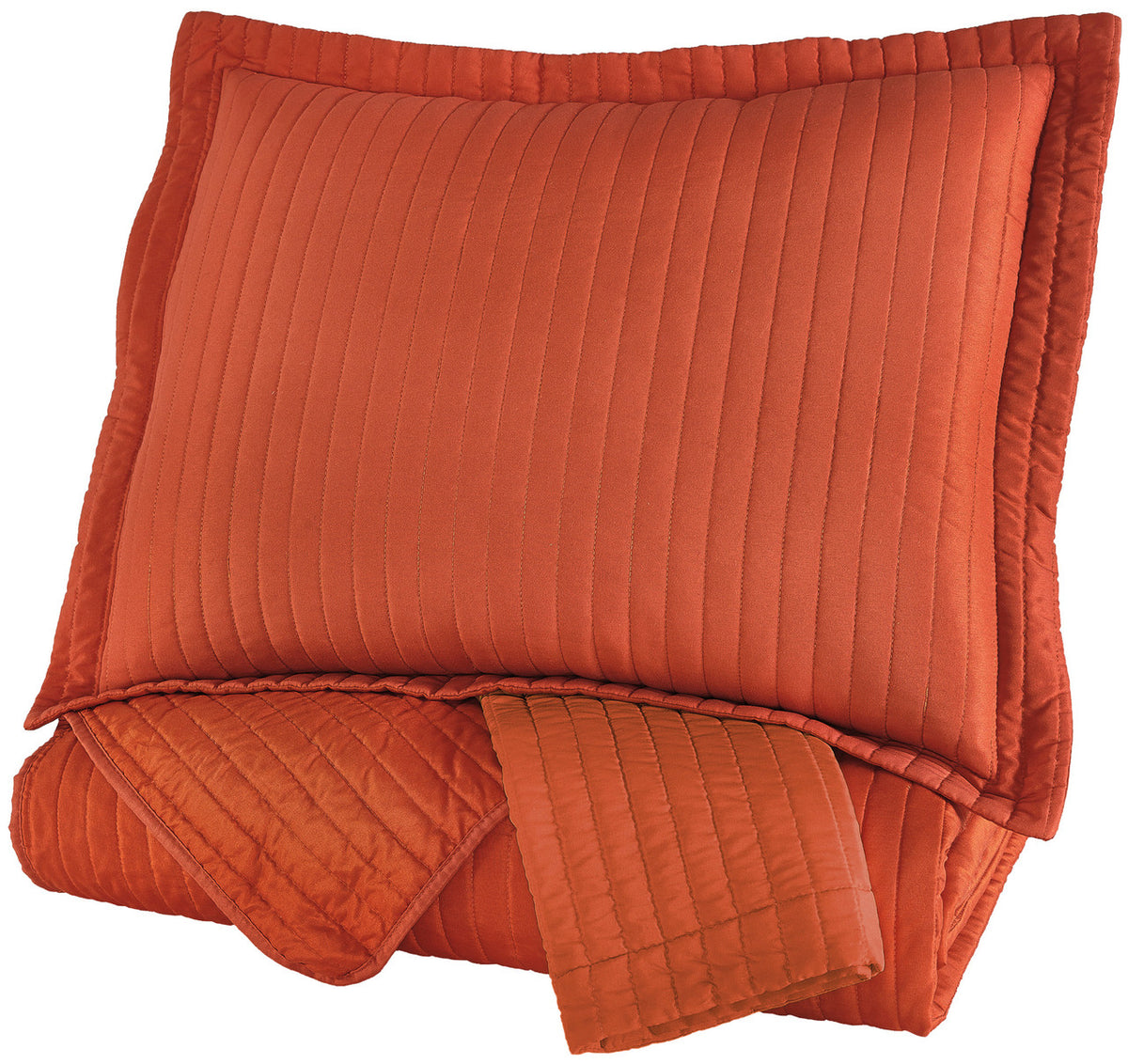 Raleda Orange Coverlet Set