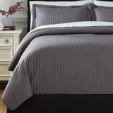 Raleda Gray Coverlet Set