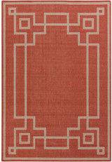 Raina Rust 5' x 7' Rug (Indoor/Outdoor)