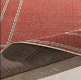 Raina Rust 5' x 7' Rug (Indoor/Outdoor)