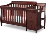 REECE Black Cherry Crib N Changer