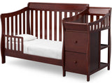 REECE Black Cherry Crib N Changer