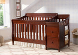 REECE Black Cherry Crib N Changer