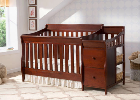 REECE Black Cherry Crib N Changer
