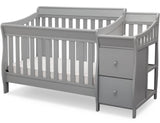 REECE Gray Crib N Changer