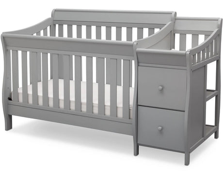 REECE Gray Crib N Changer