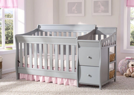 REECE Gray Crib N Changer